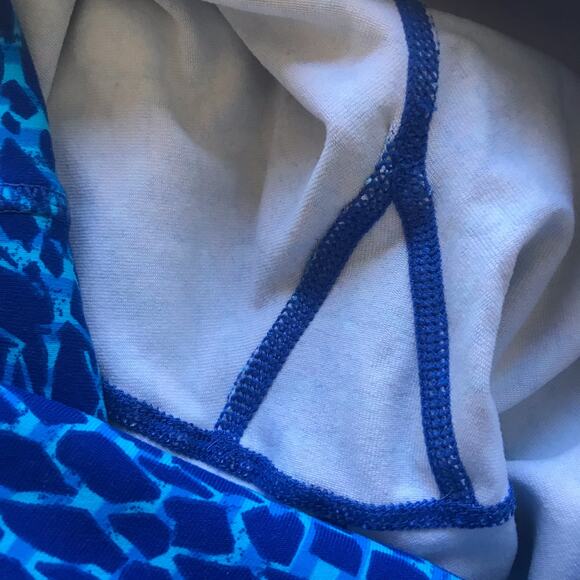 Lululemon Pure Practice Blue Lace Up Leggings Women’s Size 4 - Picture 6 of 8